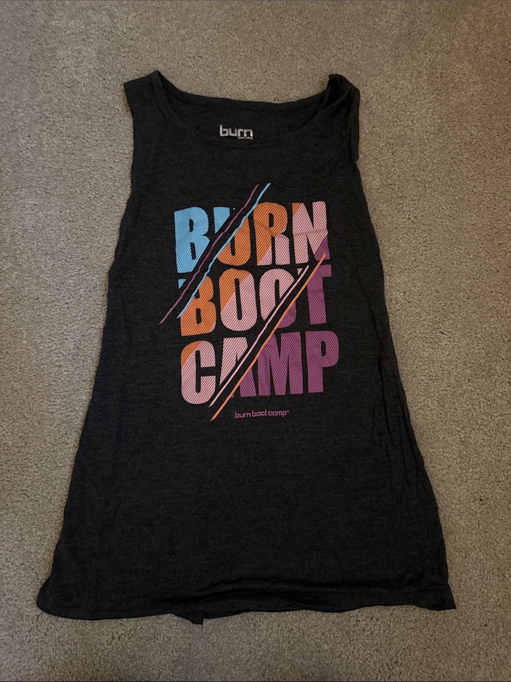 Burn Boot Camp Twist Back Tank S